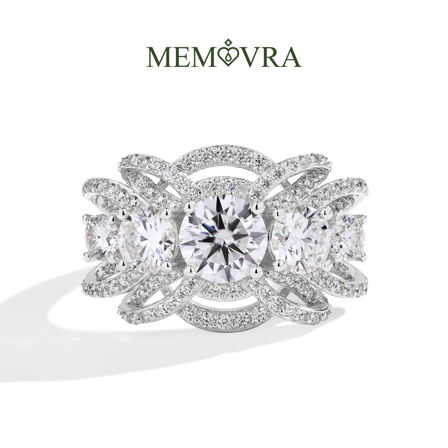 Regal Radiance Moissanite Wedding Ring